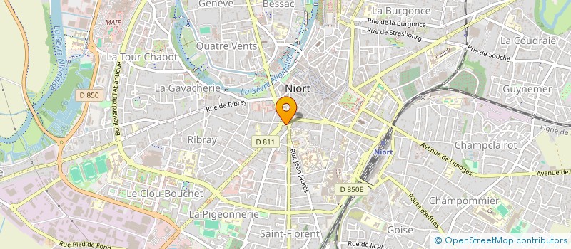 localisation de l'entreprise MONSIEUR KEVIN MOREAU à NIORT