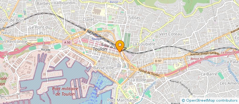 localisation de l'entreprise MONSIEUR KEVIN MORICE  TOULON