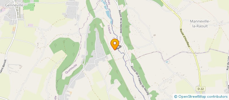 localisation de l'entreprise MONSIEUR KEVIN MORIN  QUETTEVILLE