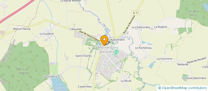 localisation de l'entreprise MONSIEUR KEVIN MORIN  MESNARD-LA-BAROTIERE