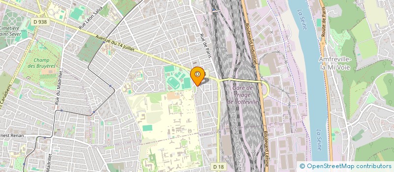 localisation de l'entreprise MONSIEUR KEVIN MOULOKI  SOTTEVILLE-LES-ROUEN