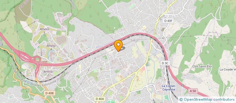 localisation de l'entreprise MONSIEUR KEVIN MOUTAMALLE  LA CIOTAT