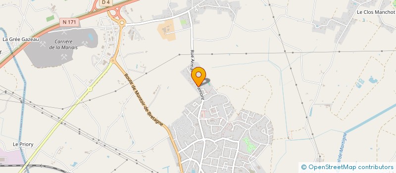 localisation de l'entreprise MONSIEUR KEVIN MOYON  DONGES