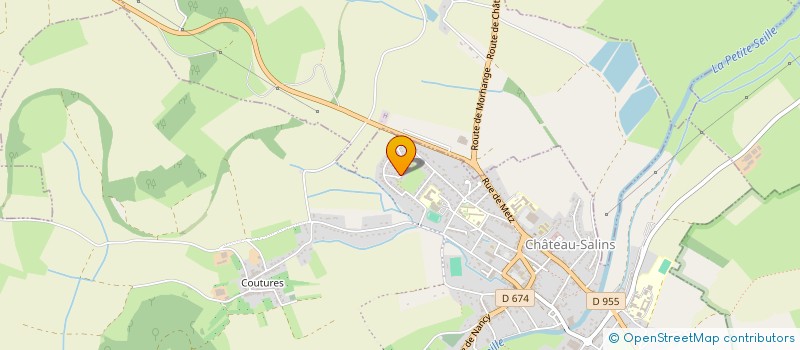 localisation de l'entreprise MONSIEUR KEVIN MULLER  CHATEAU-SALINS