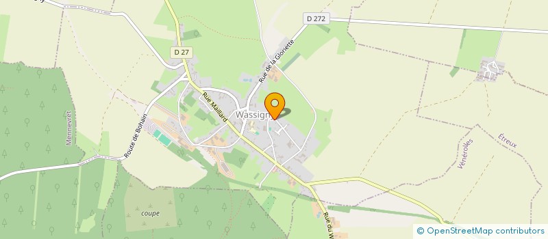 localisation de l'entreprise MONSIEUR KEVIN MULLER  WASSIGNY