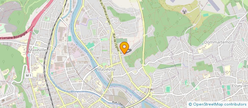 localisation de l'entreprise MONSIEUR KEVIN MULLER  MALZEVILLE