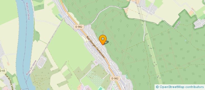 localisation de l'entreprise MONSIEUR KEVIN MULOT  LE TRAIT