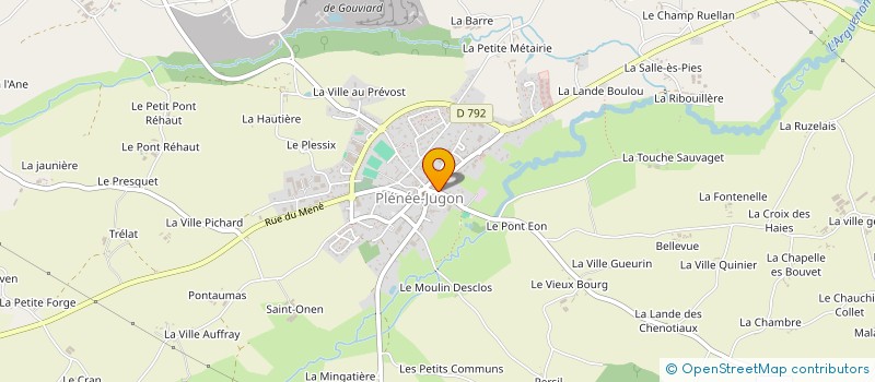 localisation de l'entreprise MONSIEUR KEVIN MURCIA  PLENEE-JUGON