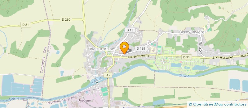 localisation de l'entreprise MONSIEUR KEVIN MURIE  VIC-SUR-AISNE