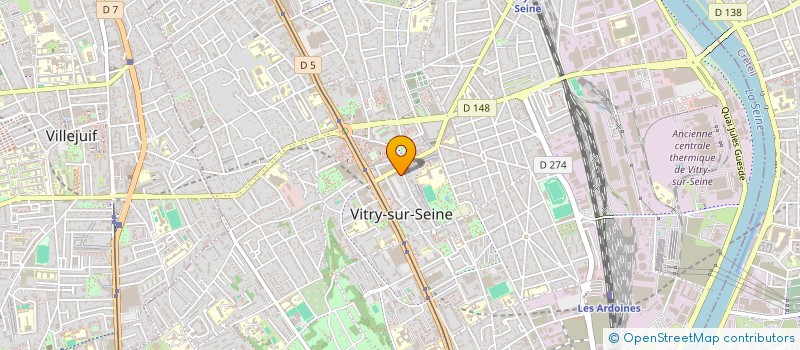 localisation de l'entreprise MONSIEUR KEVIN N'DIAYE à VITRY-SUR-SEINE