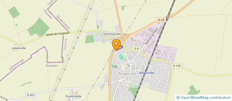 localisation de l'entreprise MONSIEUR KEVIN NAGERA  ANGERVILLE