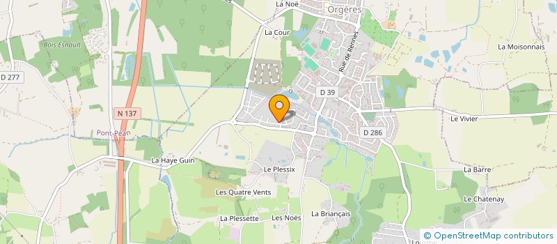 localisation de l'entreprise MONSIEUR KEVIN NAZARALLY à ORGERES