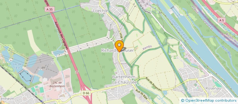 localisation de l'entreprise MONSIEUR KEVIN NEISS  SIERENTZ