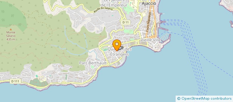 localisation de l'entreprise MONSIEUR KEVIN NICHOLSON à AJACCIO