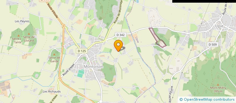 localisation de l'entreprise MONSIEUR KEVIN NICOLAS  MONTOISON