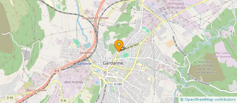 localisation de l'entreprise MONSIEUR KEVIN NICOLAS à GARDANNE
