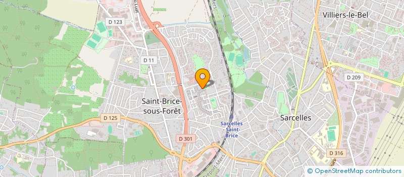 localisation de l'entreprise MONSIEUR KEVIN NINI  SAINT-BRICE-SOUS-FORET