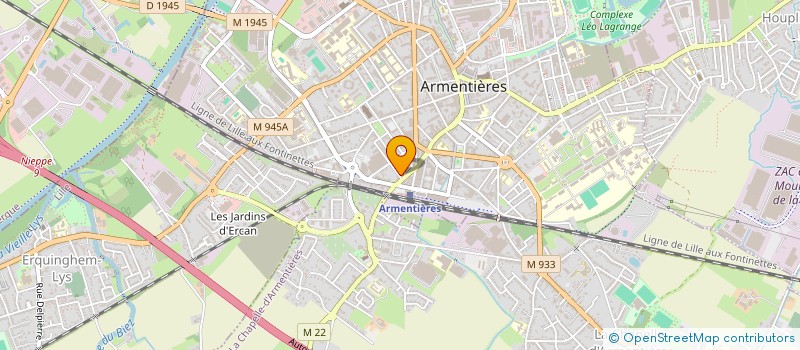 localisation de l'entreprise MONSIEUR KEVIN NORE  ARMENTIERES