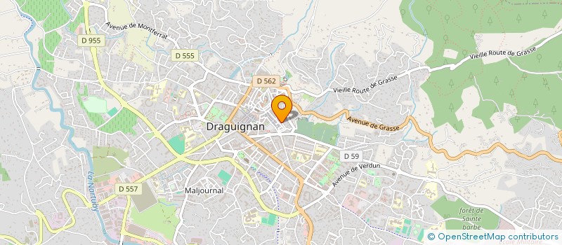 localisation de l'entreprise MONSIEUR KEVIN NYETAM MAWO  DRAGUIGNAN