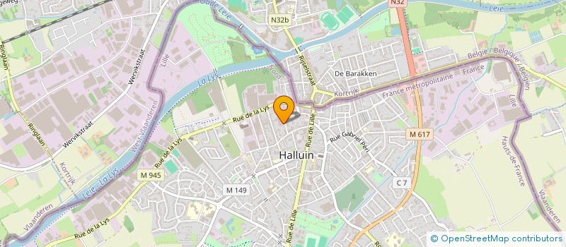 localisation de l'entreprise MONSIEUR KEVIN OCMANT à HALLUIN