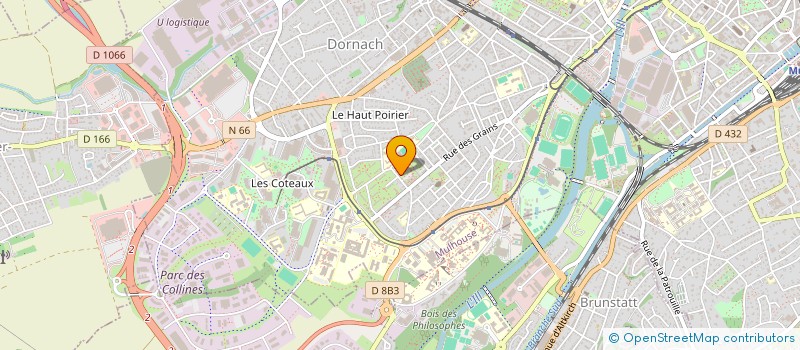 localisation de l'entreprise MONSIEUR KEVIN OKOLI OBIAGWU  MULHOUSE