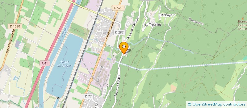 localisation de l'entreprise MONSIEUR KEVIN OLIVEIRA  LE CHEYLAS