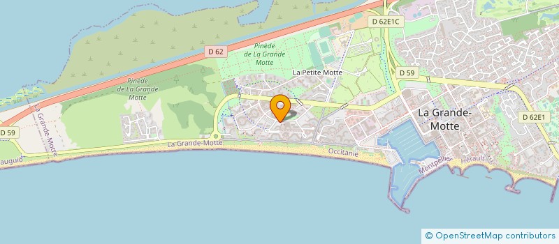 localisation de l'entreprise MONSIEUR KEVIN ORDONEZ ROSILLO  LA GRANDE-MOTTE