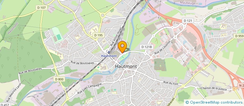 localisation de l'entreprise MONSIEUR KEVIN ORDRENEAU  HAUTMONT