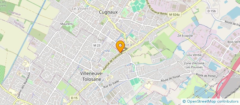 localisation de l'entreprise MONSIEUR KEVIN OSTRIC à VILLENEUVE-TOLOSANE
