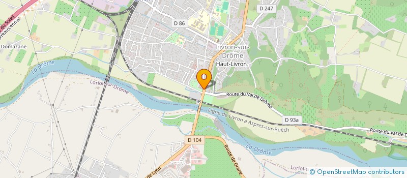 localisation de l'entreprise MONSIEUR KEVIN OTT  LIVRON-SUR-DROME