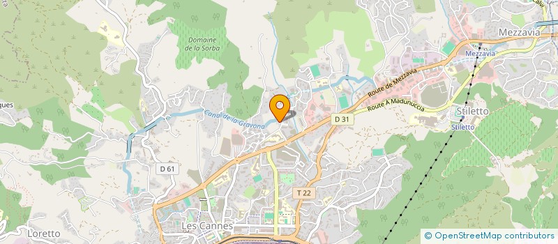 localisation de l'entreprise MONSIEUR KEVIN OTTAVY  AJACCIO