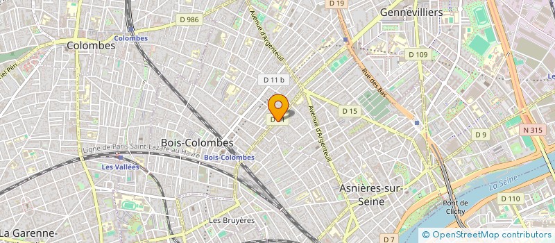 localisation de l'entreprise MONSIEUR KEVIN OUAZAN  ASNIERES-SUR-SEINE