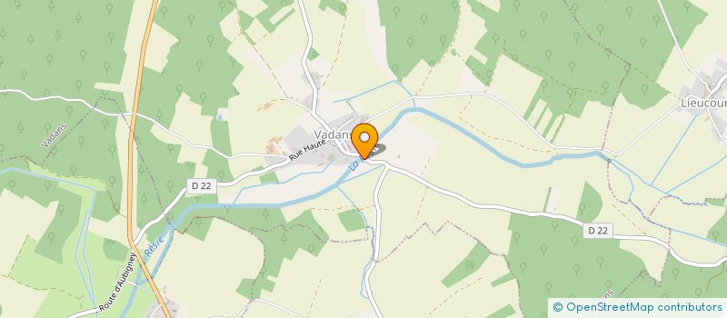 localisation de l'entreprise MONSIEUR KEVIN OUDIN  VADANS