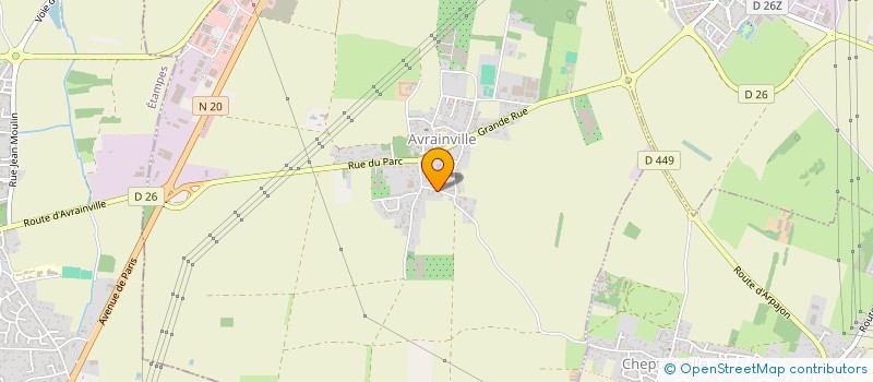 localisation de l'entreprise MONSIEUR KEVIN OULKHIARI  AVRAINVILLE