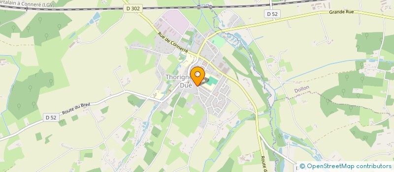 localisation de l'entreprise MONSIEUR KEVIN OUVRARD  THORIGNE-SUR-DUE