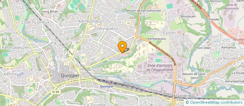 localisation de l'entreprise MONSIEUR KEVIN OZDEN à QUIMPER