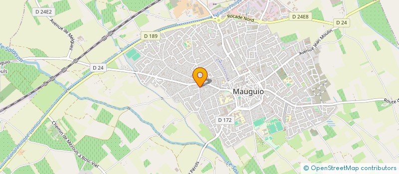 localisation de l'entreprise MONSIEUR KEVIN PADIEU  MAUGUIO