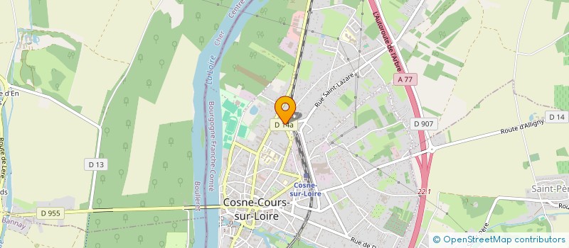 localisation de l'entreprise MONSIEUR KEVIN PAGET à COSNE-COURS-SUR-LOIRE