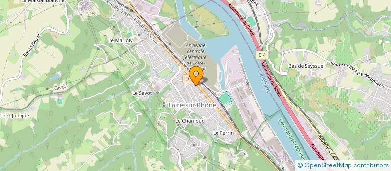 localisation de l'entreprise MONSIEUR KEVIN PALANT  LOIRE-SUR-RHONE