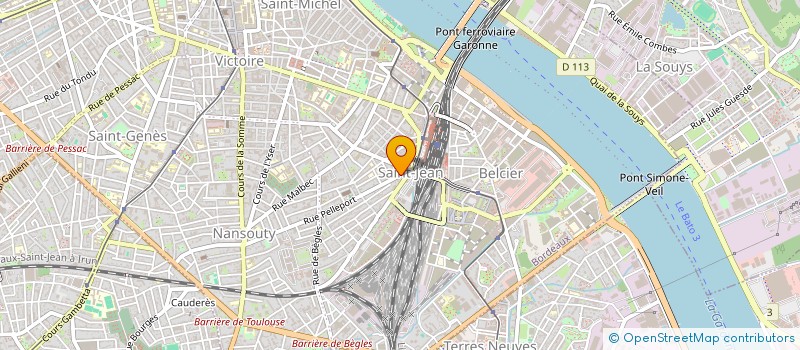 localisation de l'entreprise MONSIEUR KEVIN PALAPRAT  BORDEAUX