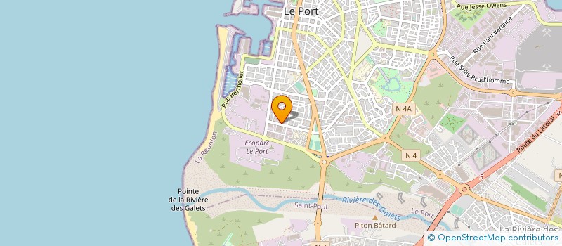localisation de l'entreprise MONSIEUR KEVIN PALAVASSON à LE PORT
