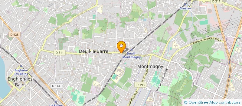 localisation de l'entreprise MONSIEUR KEVIN PAQUET  DEUIL-LA-BARRE