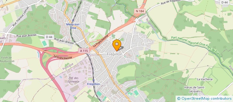 localisation de l'entreprise MONSIEUR KEVIN PARIENTI  FREPILLON