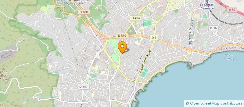 localisation de l'entreprise MONSIEUR KEVIN PARIS  LA CIOTAT