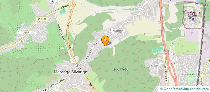 localisation de l'entreprise MONSIEUR KEVIN PASQUALOTTO  MARANGE-SILVANGE