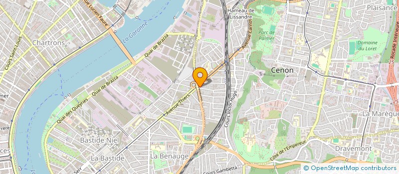 localisation de l'entreprise MONSIEUR KEVIN PASTANT  CENON