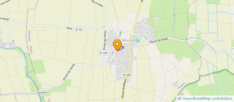 localisation de l'entreprise MONSIEUR KEVIN PAVLUS  MOISSAT