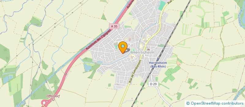 localisation de l'entreprise MONSIEUR KEVIN PAYEN  HERRLISHEIM