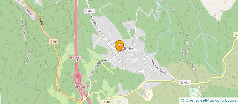 localisation de l'entreprise MONSIEUR KEVIN PECHAIRE  BELCODENE