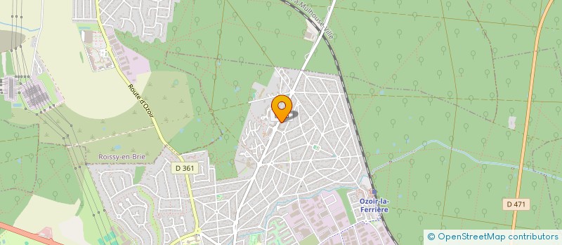 localisation de l'entreprise MONSIEUR KEVIN PEMBA  OZOIR LA FERRIERE